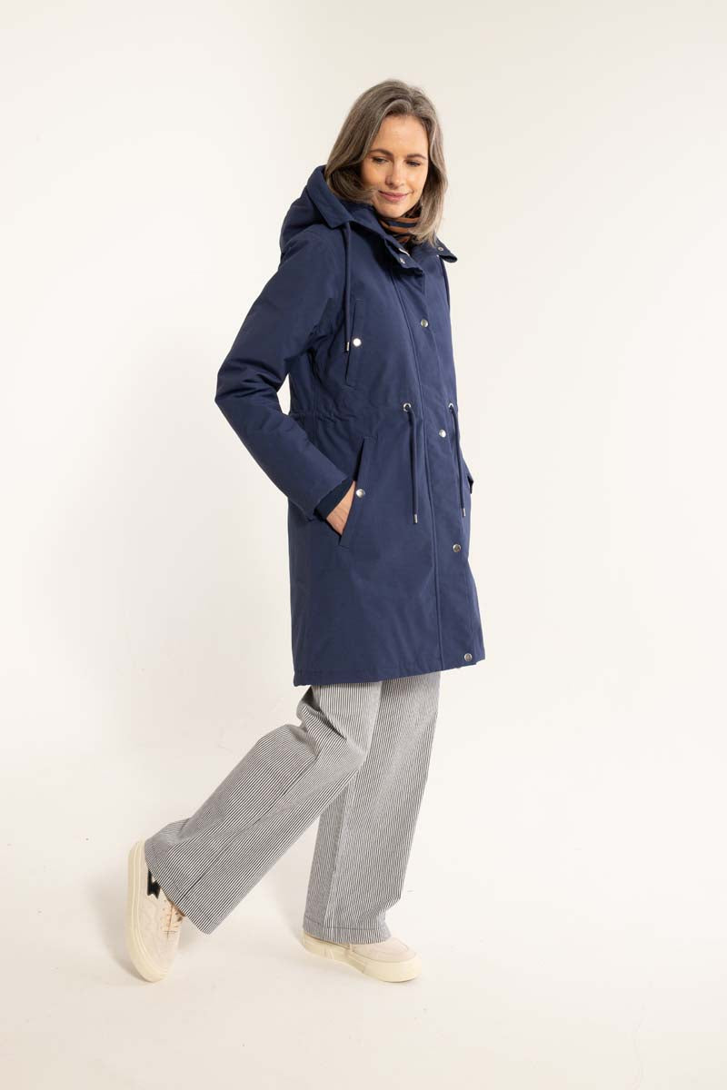 Danenora Winter Parka Grey Marine