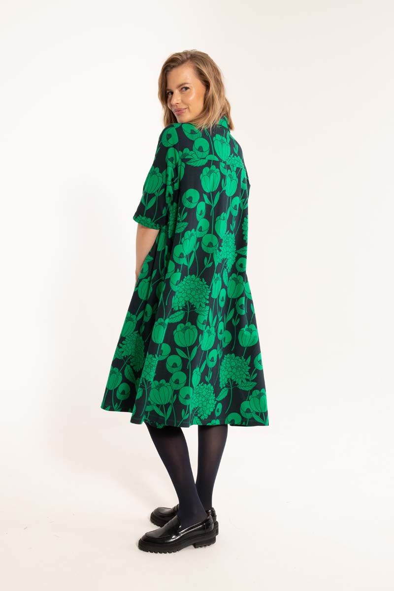 Dananemone Modal Dress Dark Navy HORTENSIA