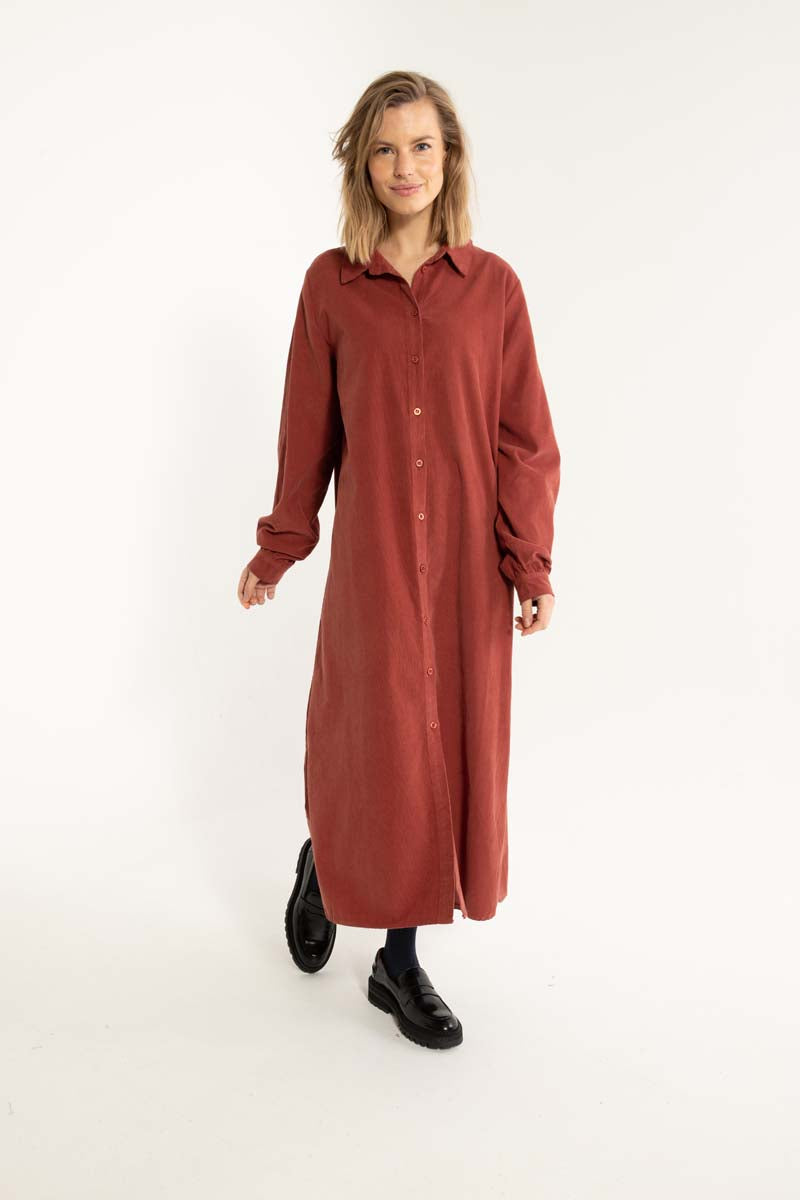 Danepippi Cord Dress Swedish Red