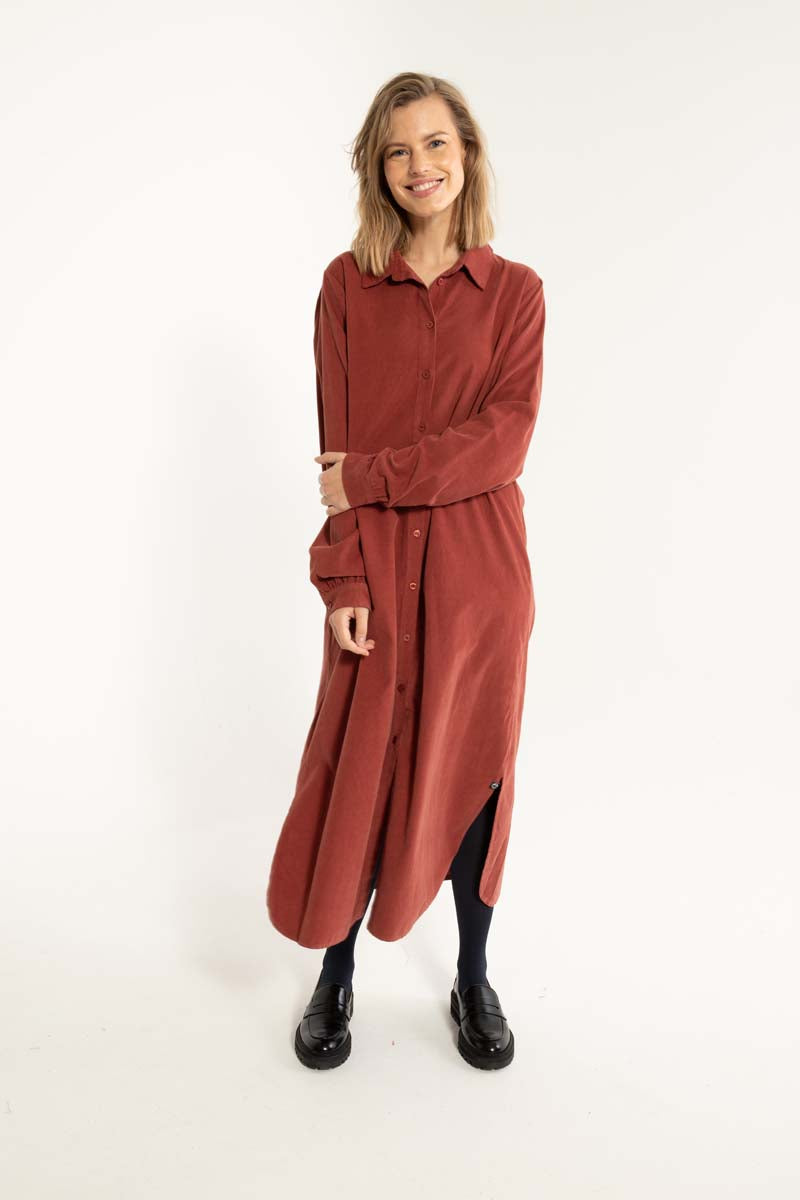 Danepippi Cord Dress Swedish Red