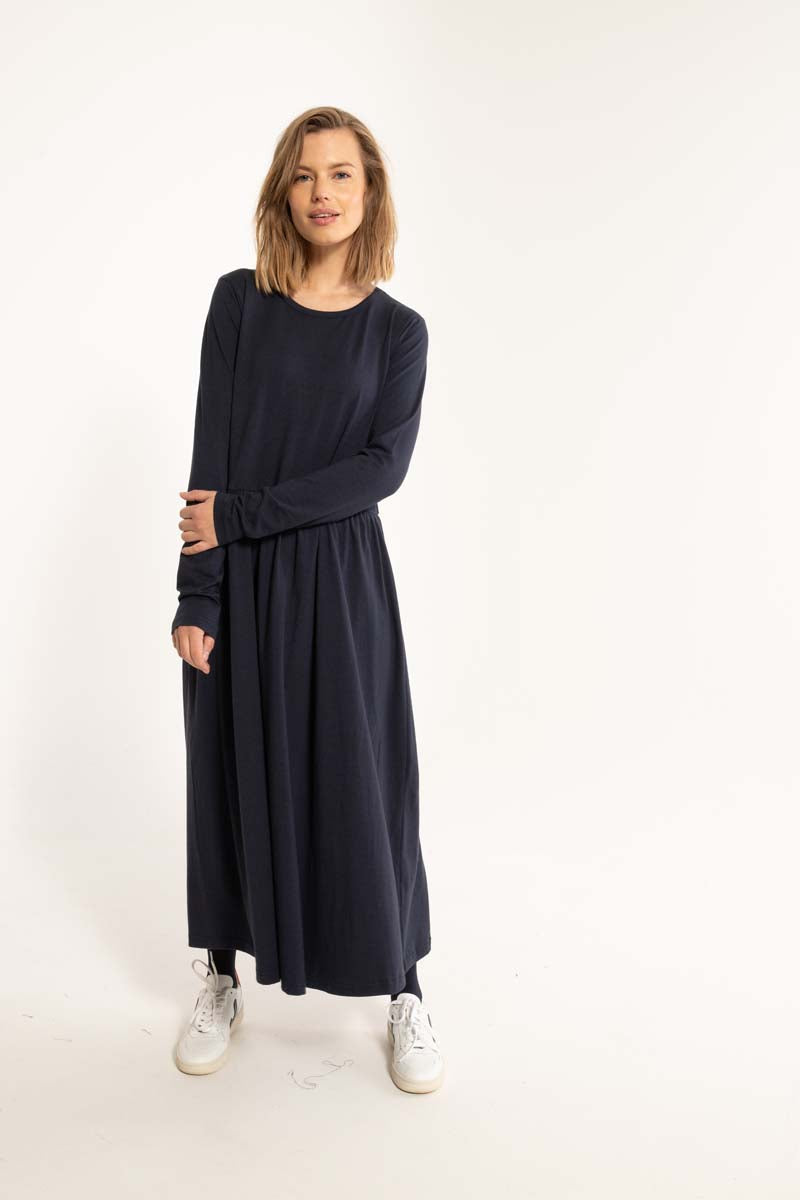 Danekroeyer Modal LS Dress Dark Navy