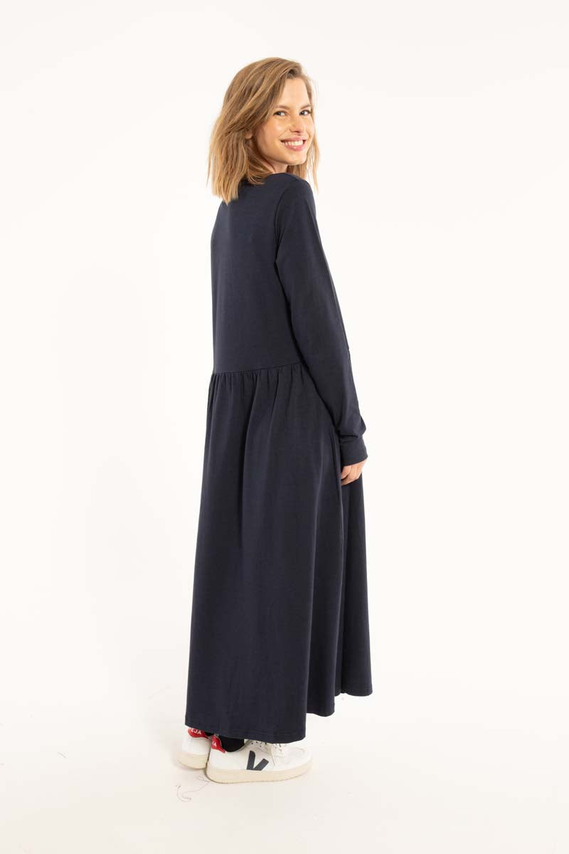 Danekroeyer Modal LS Dress Dark Navy
