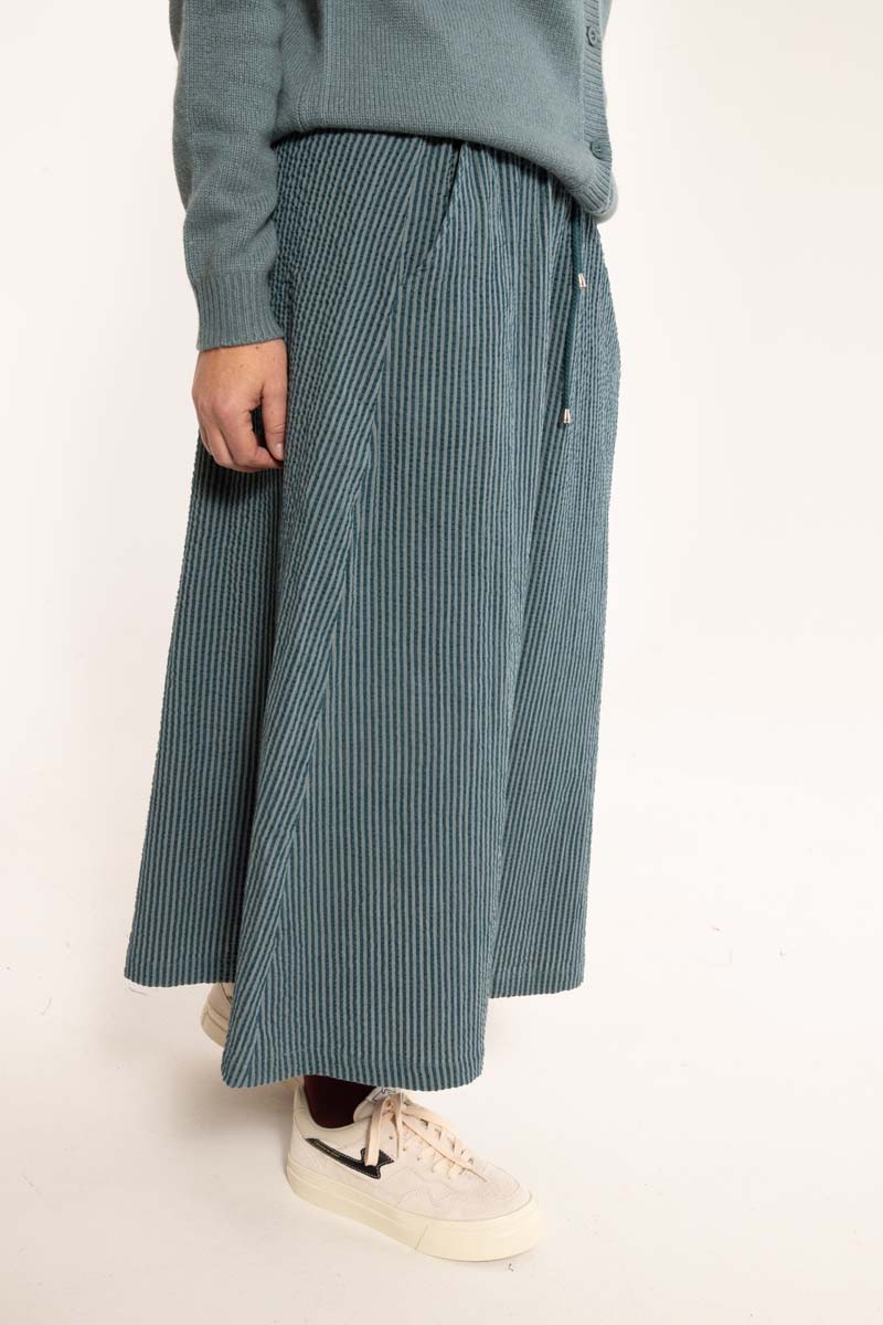Danespresso Searsucker Skirt Dark Slate/Blue Grey