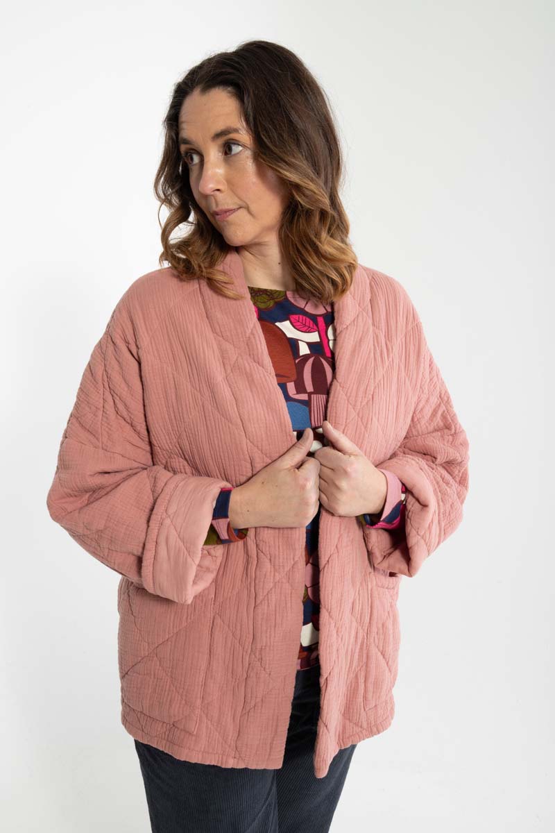Danekatrin Quilt Jacket Antique Rose