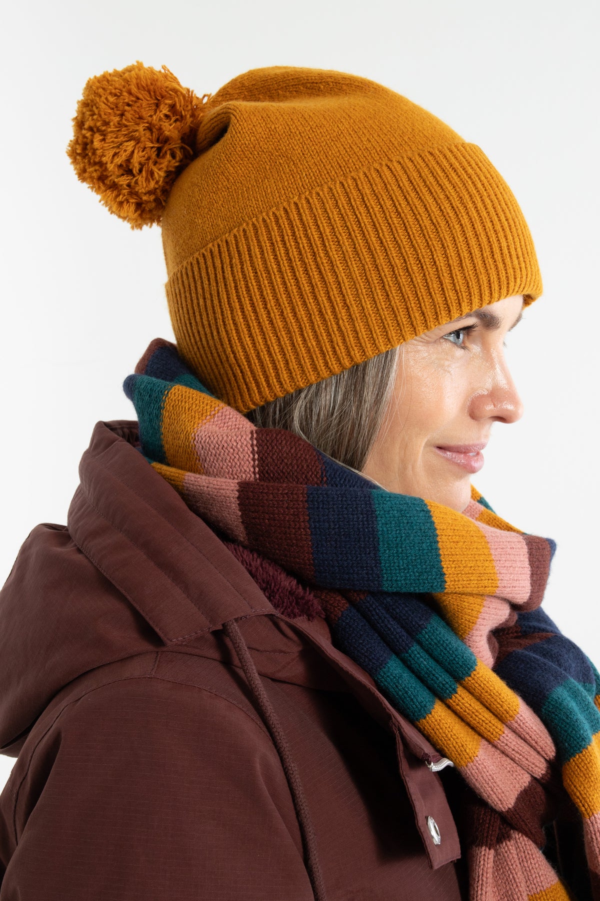 Danewelcome Wool Beanie Mustard