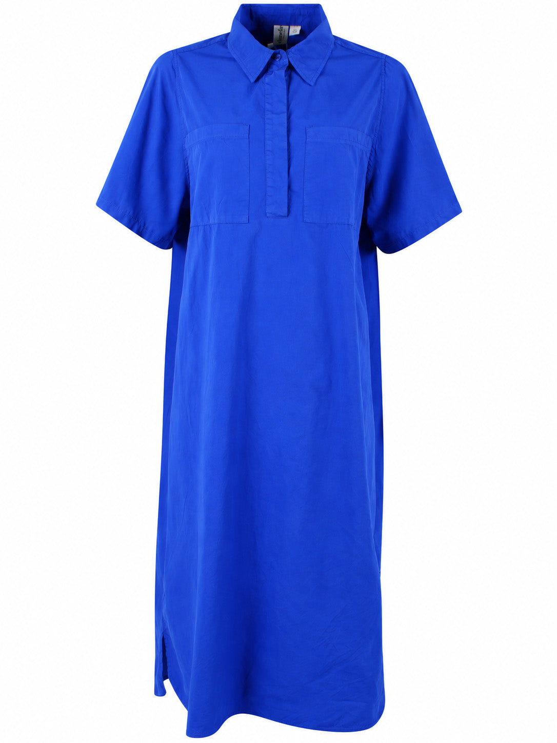 Danefolk Smooth Poplin SS Dress Dark Blue