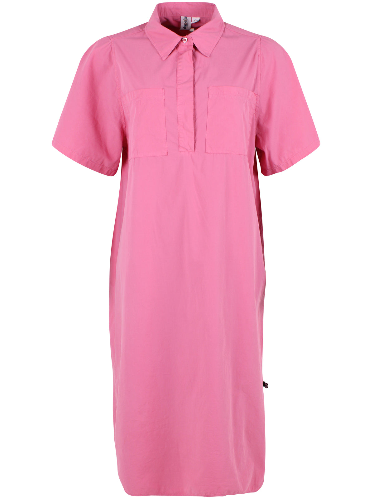 Danefolk Smooth Poplin SS Dress Soft Cherry