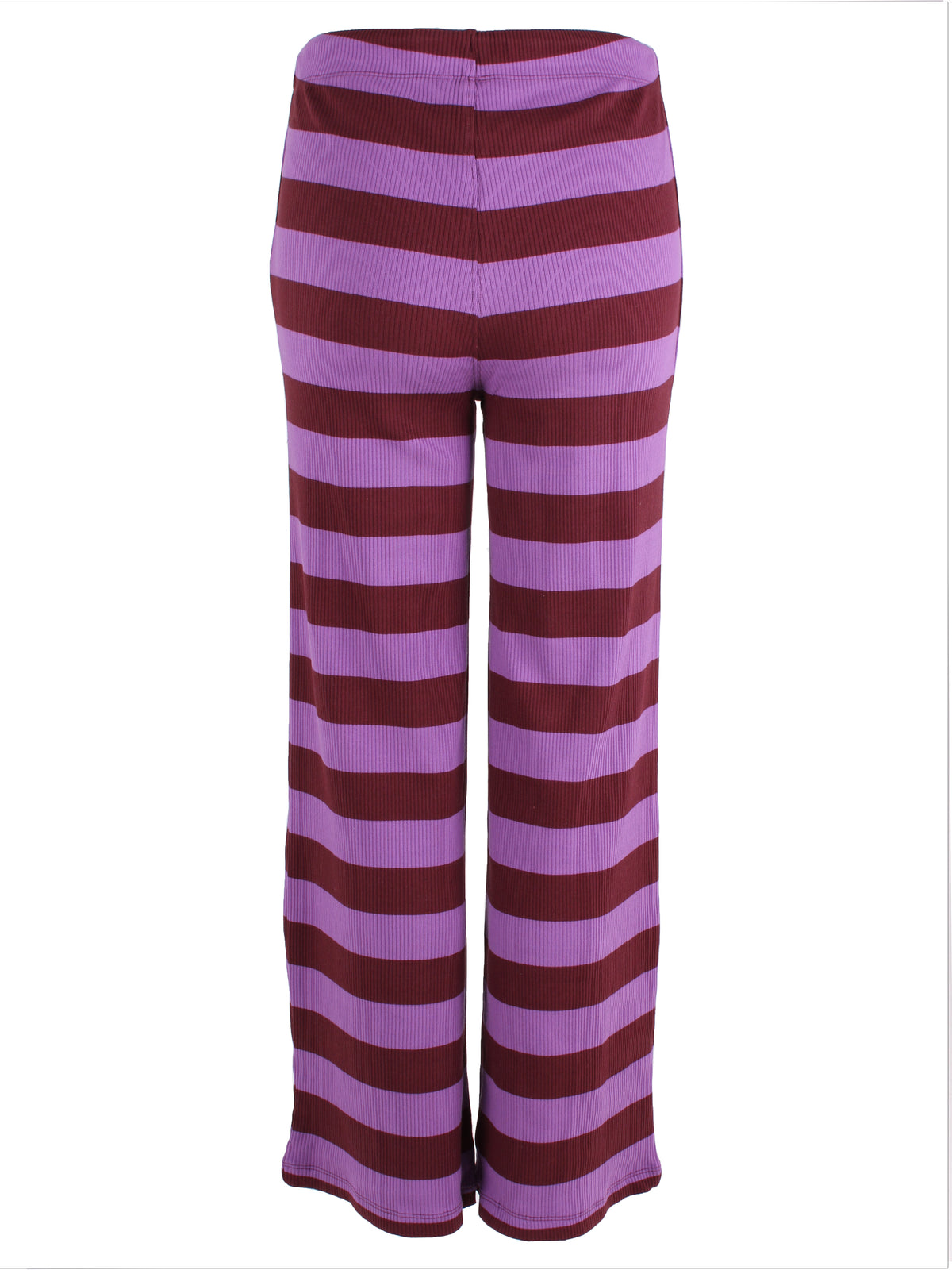 Danegoals Ribbing Pants Dark Wine/Purple