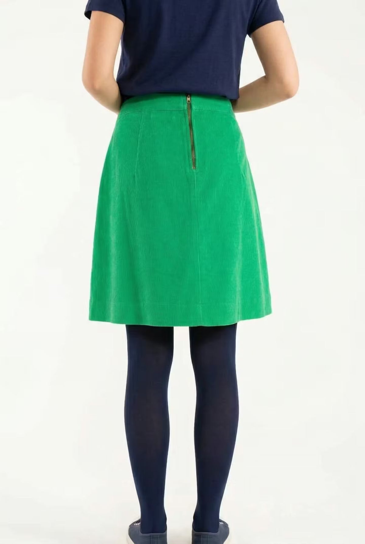 Danelondon Cord Skirt Green