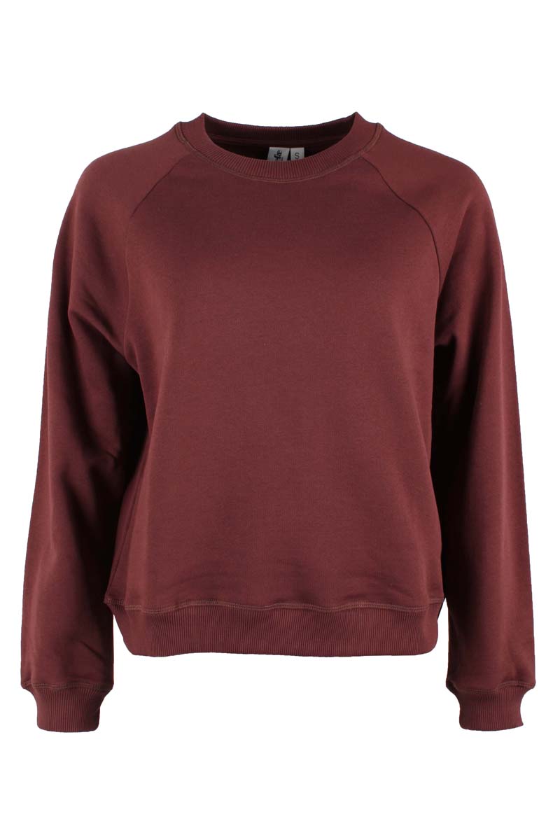 Bordeauxrød sweatshirt til kvinder