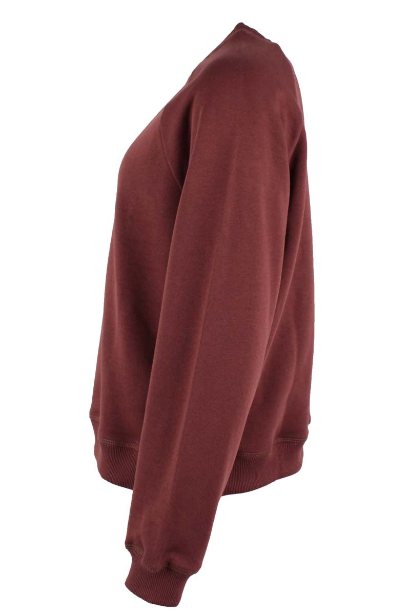 Bordeauxrød sweatshirt til kvinder
