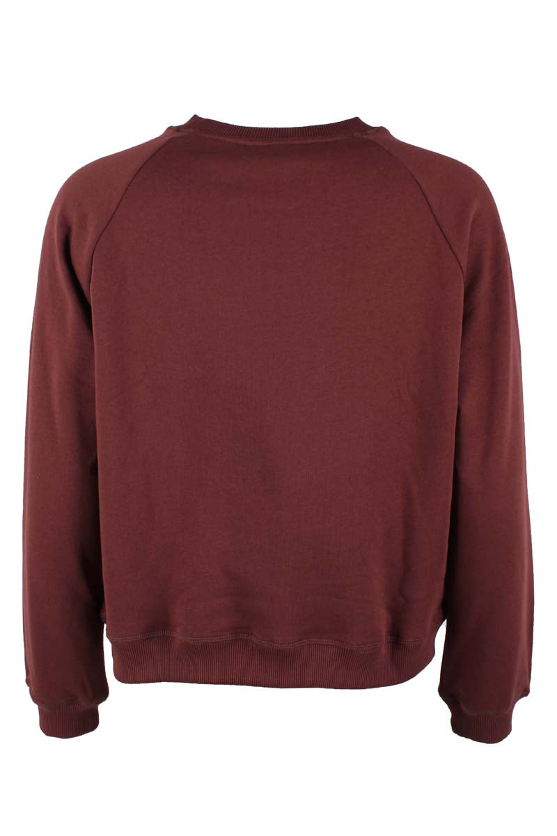 Bordeauxrød sweatshirt til kvinder