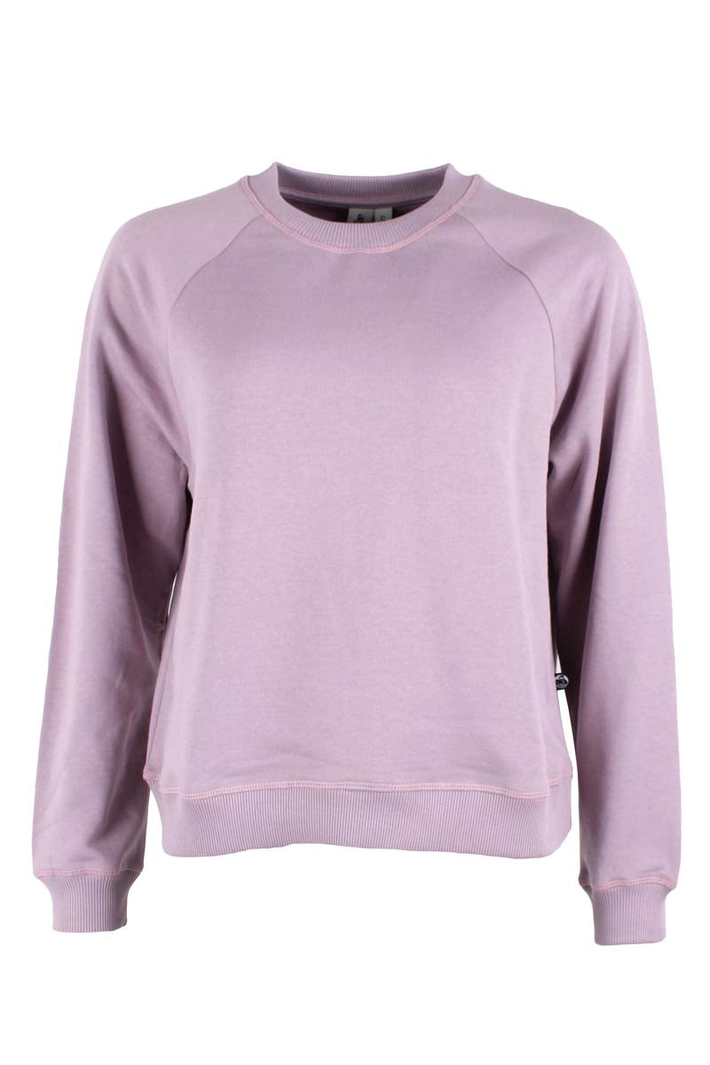 Sweatshirt i støvet rosa til kvinder