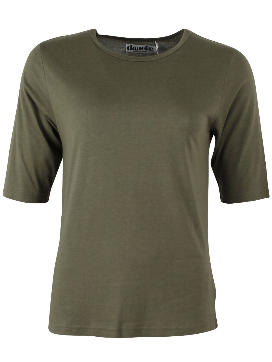 Lækker t-shirt i armygrøn til kvinder