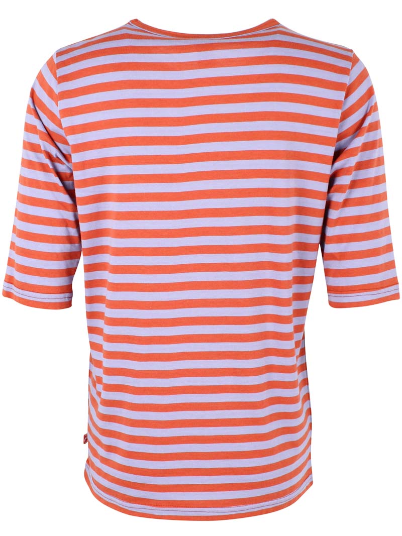stribet t-shirt til dame