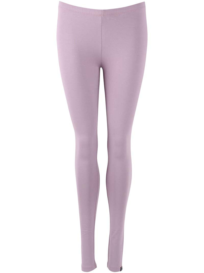 Leggings i støvet rosa med violette undertoner til kvinder