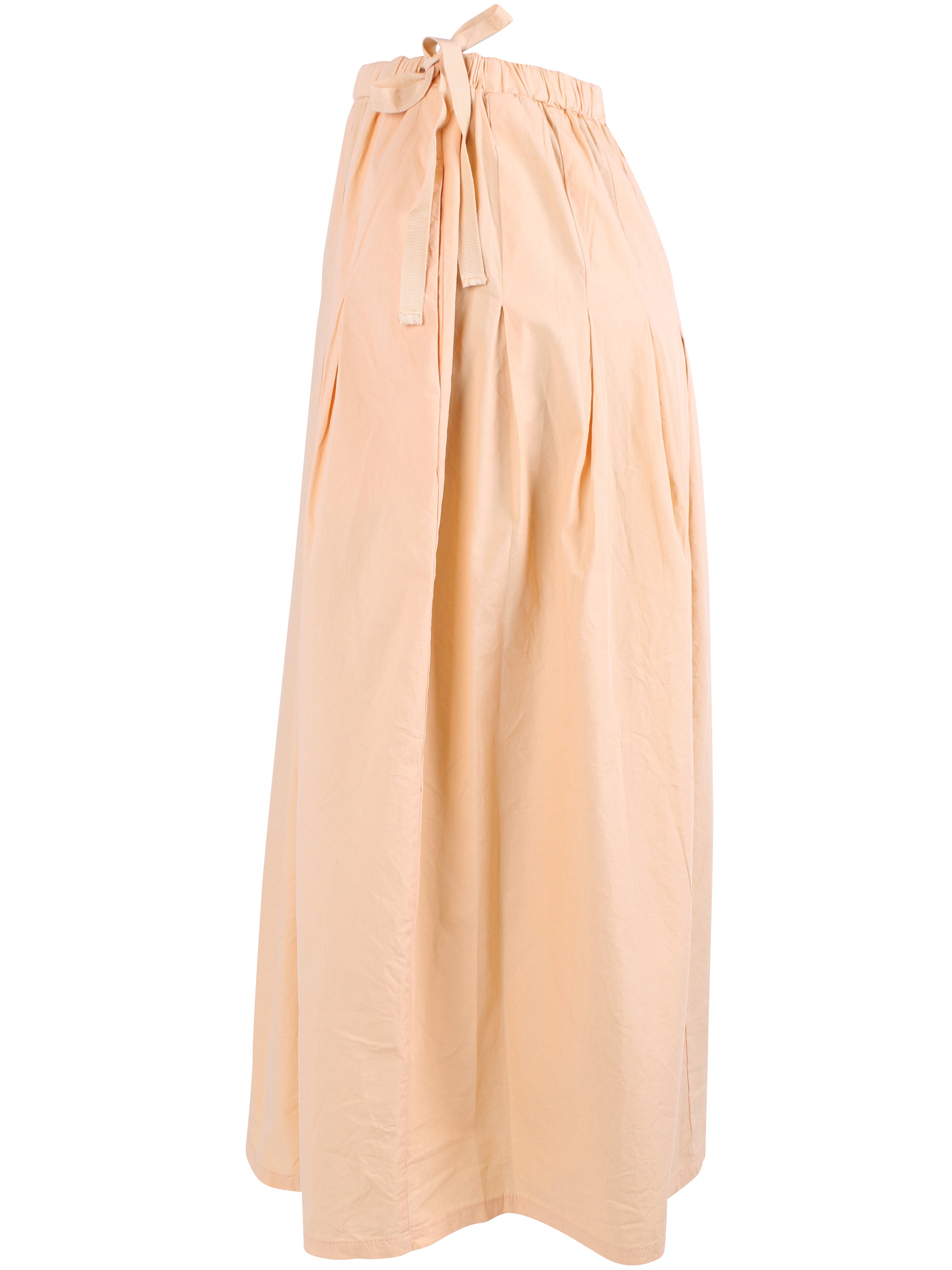 Daneminna Smooth Poplin Skirt Nougat