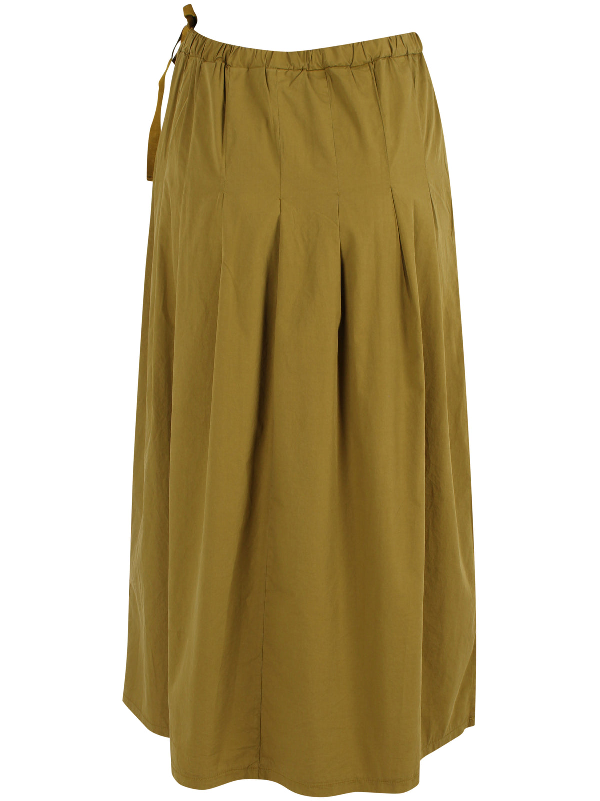Daneminna Smooth Poplin Skirt Olive