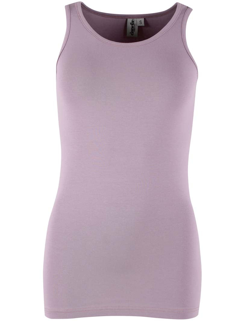 Lækker top i rosa med violette undertoner til kvinder