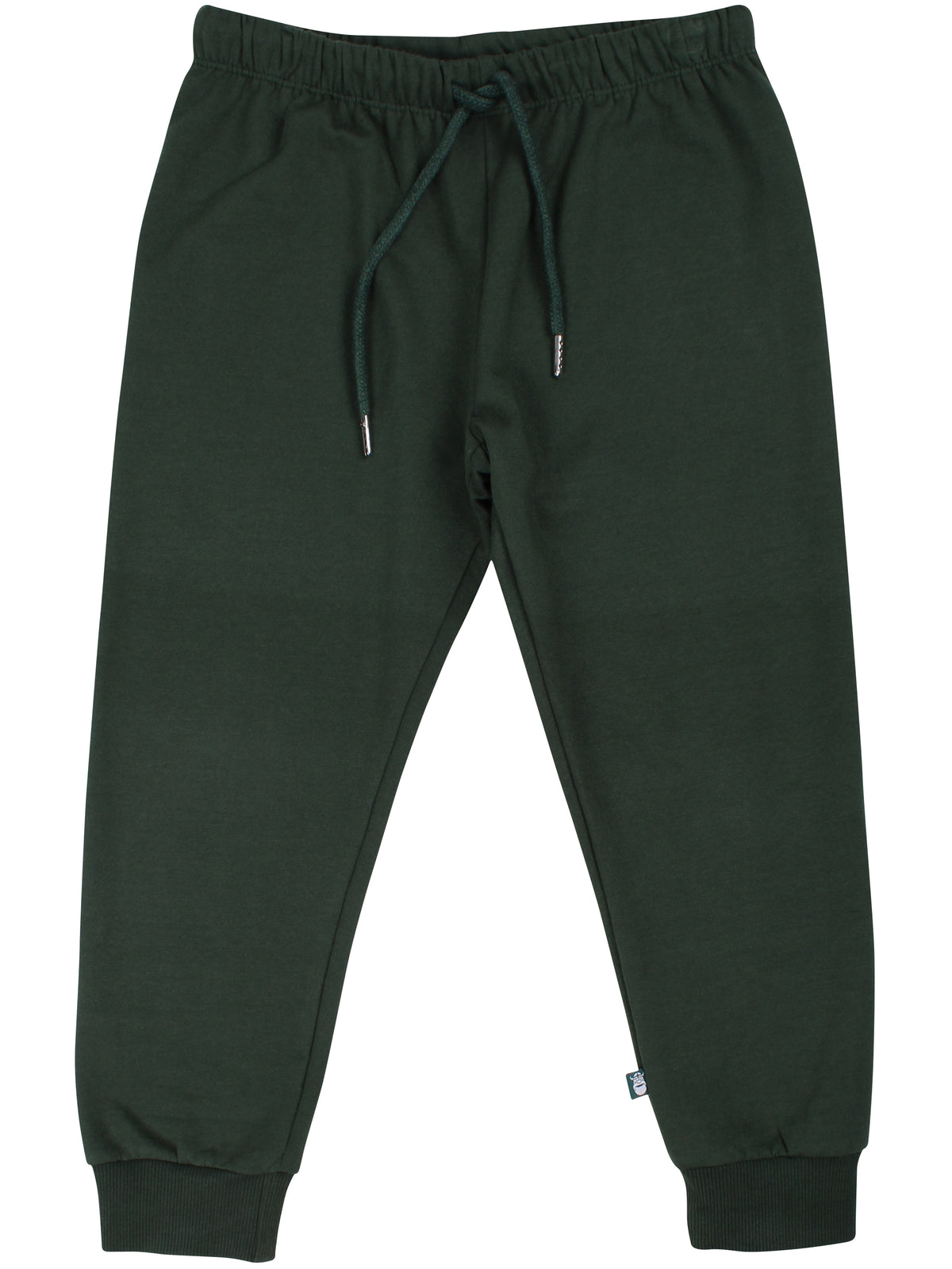 Lækre mørkegrønne sweatpants i bomuld til børn