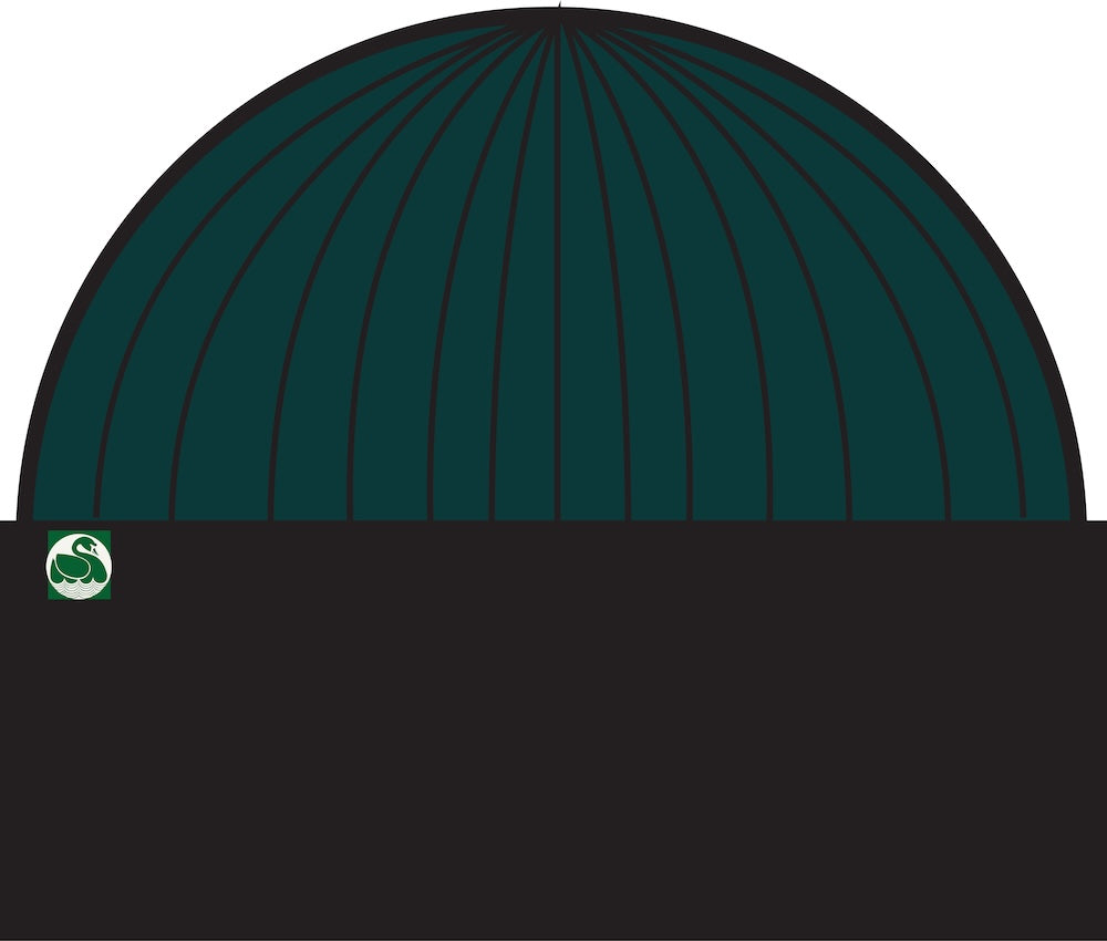 Fin blågrøn og sort hue i 100% merinould