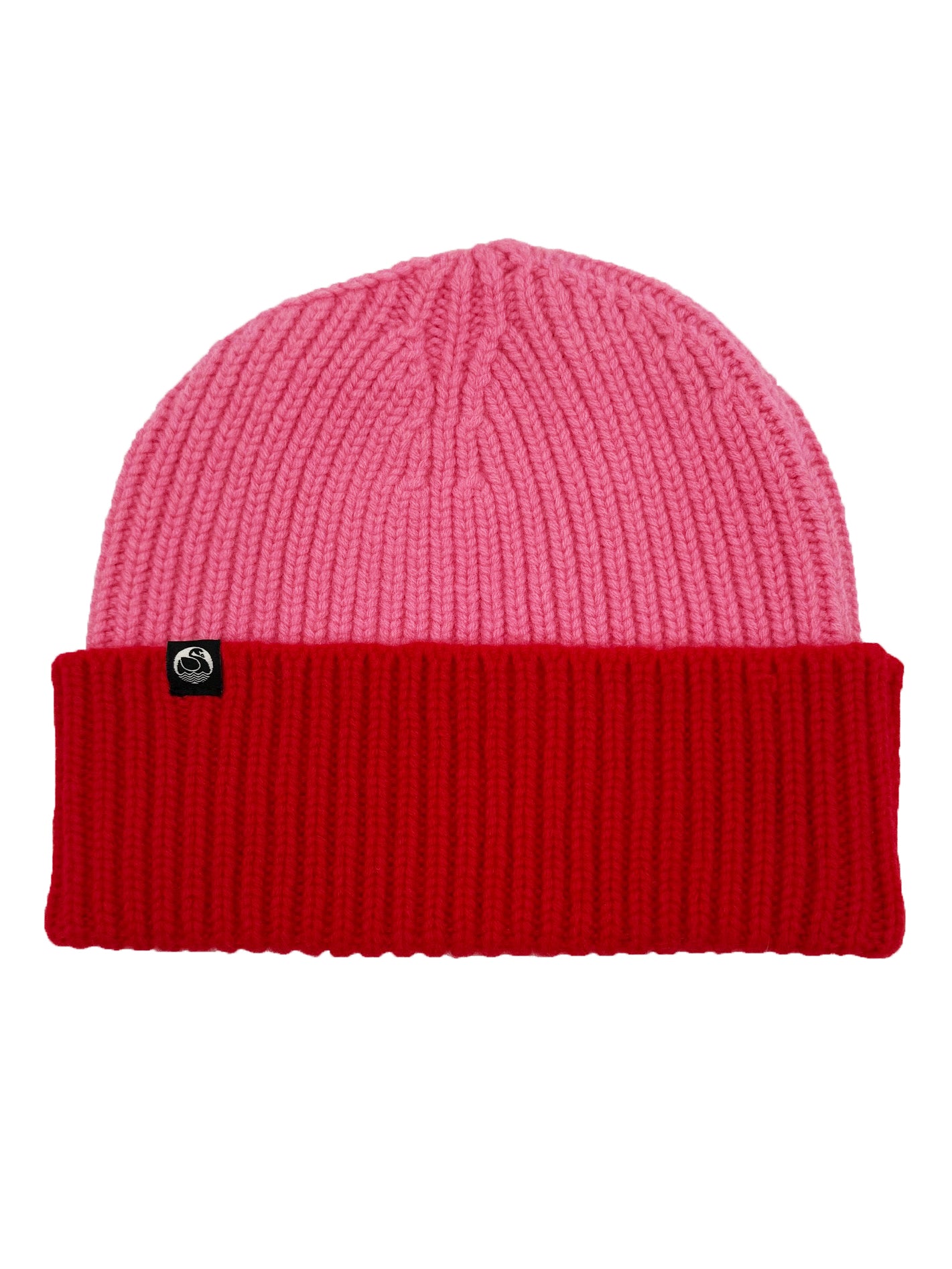 Fin rød og pink hue i 100% merinould