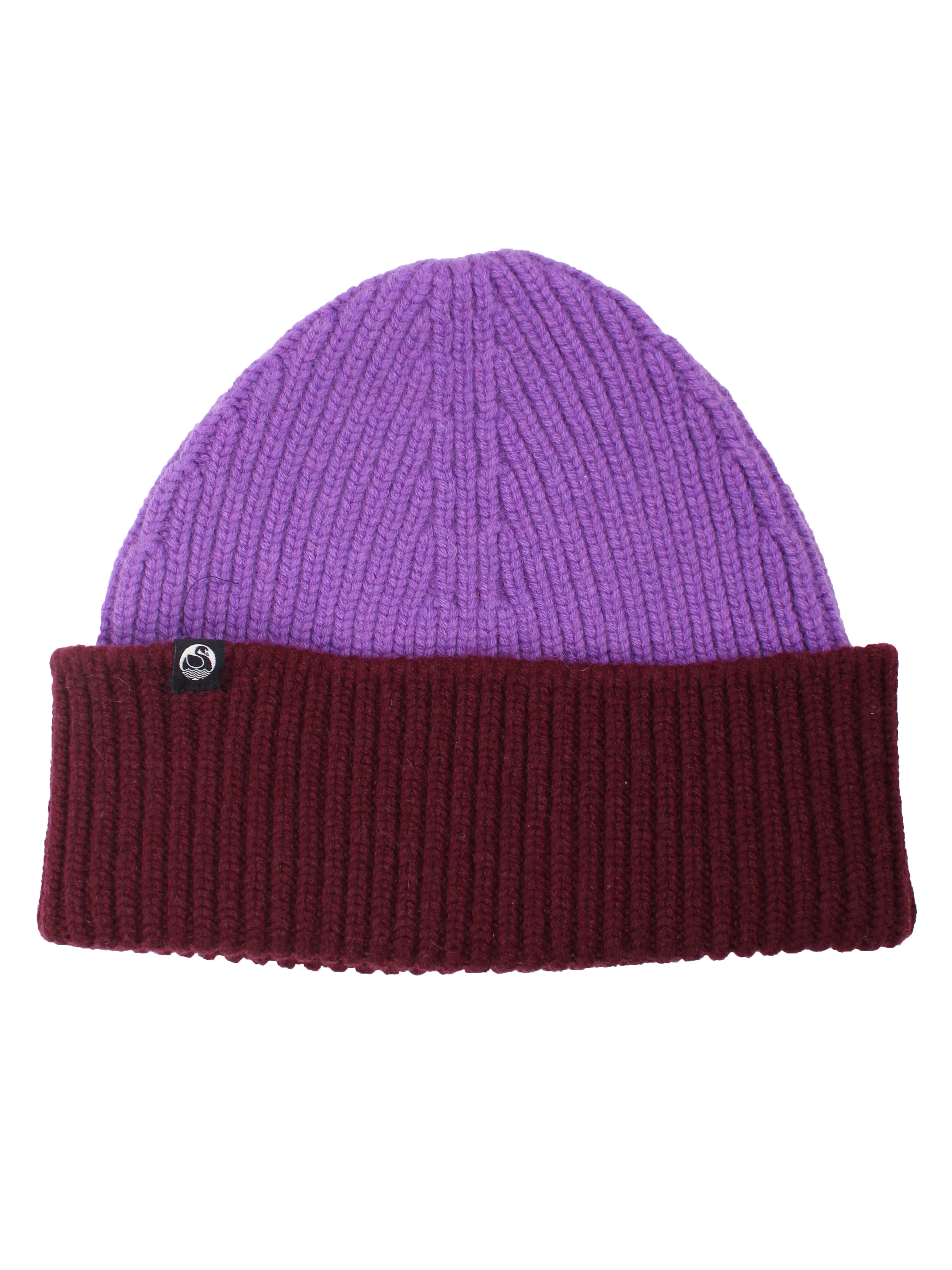 Danewarm Thoughts Merino Wool Beanie Purple/Dark Wine