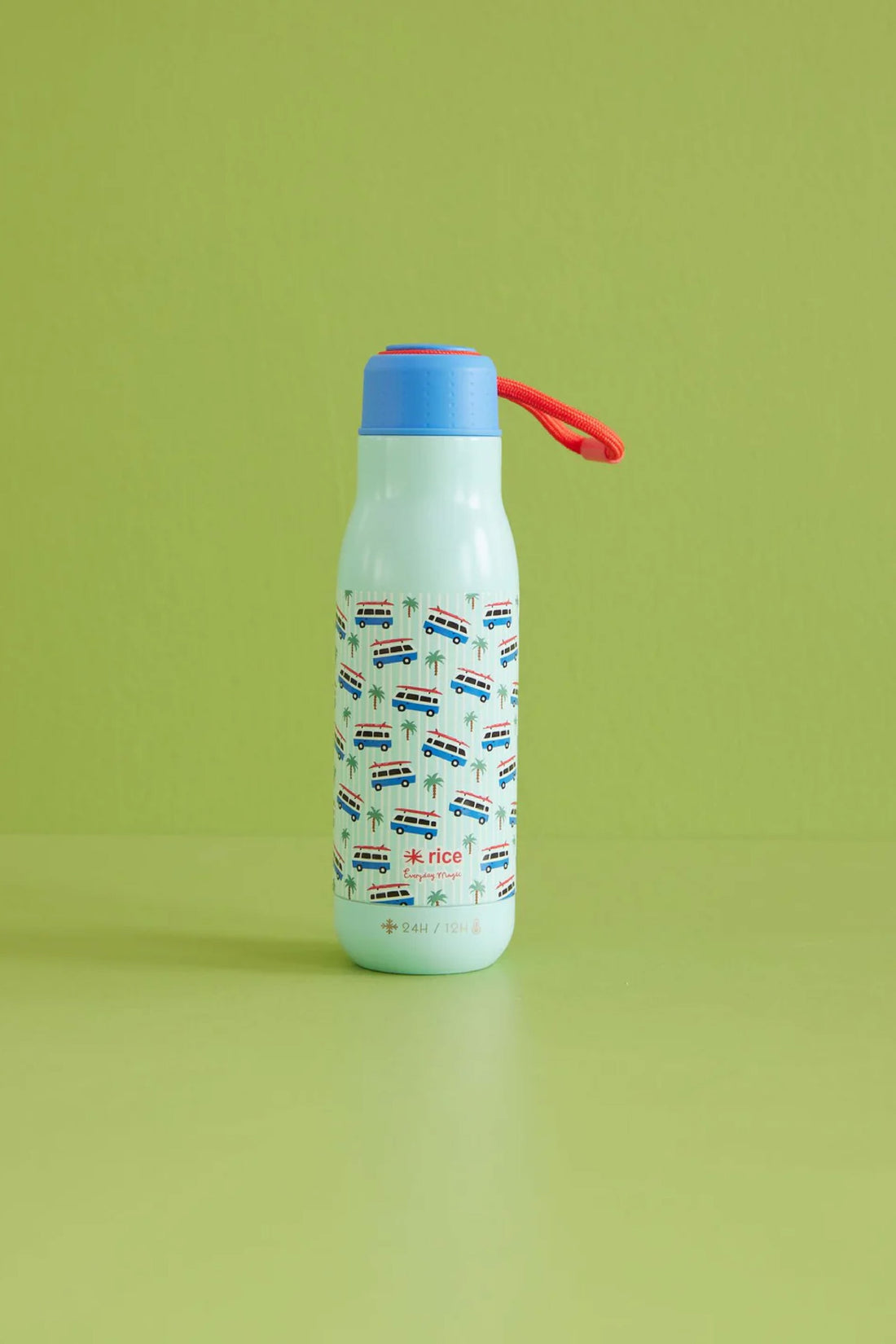 Rice Drikkedunk Rustfri Stål Soft Blue Cars