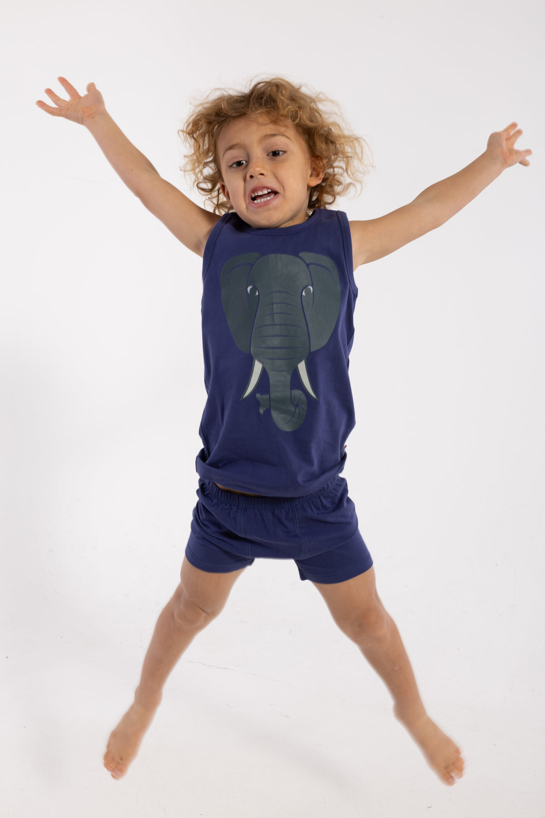 Dyrbark Undie Set Dark Blue ELEFANT