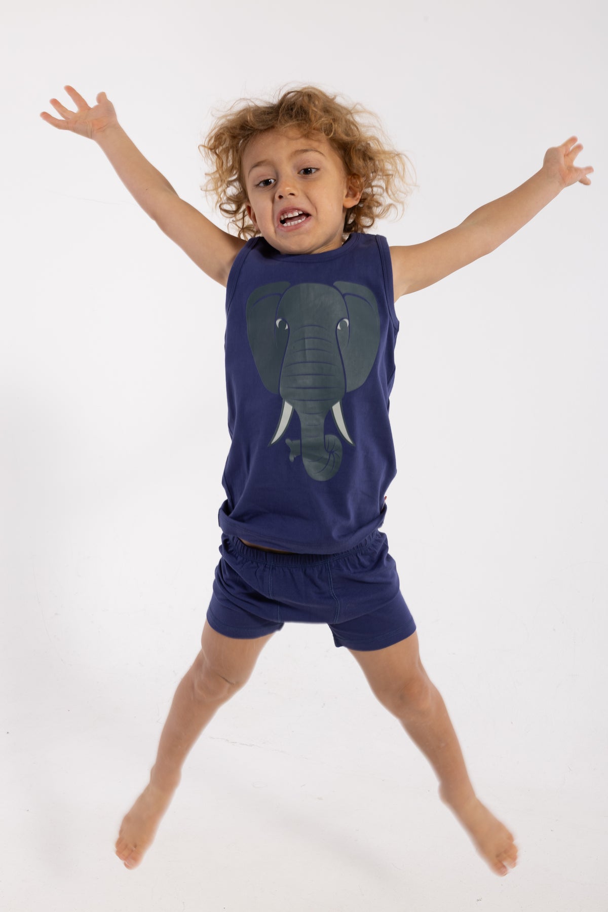 Dyrbark Undie Set Dark Blue ELEFANT