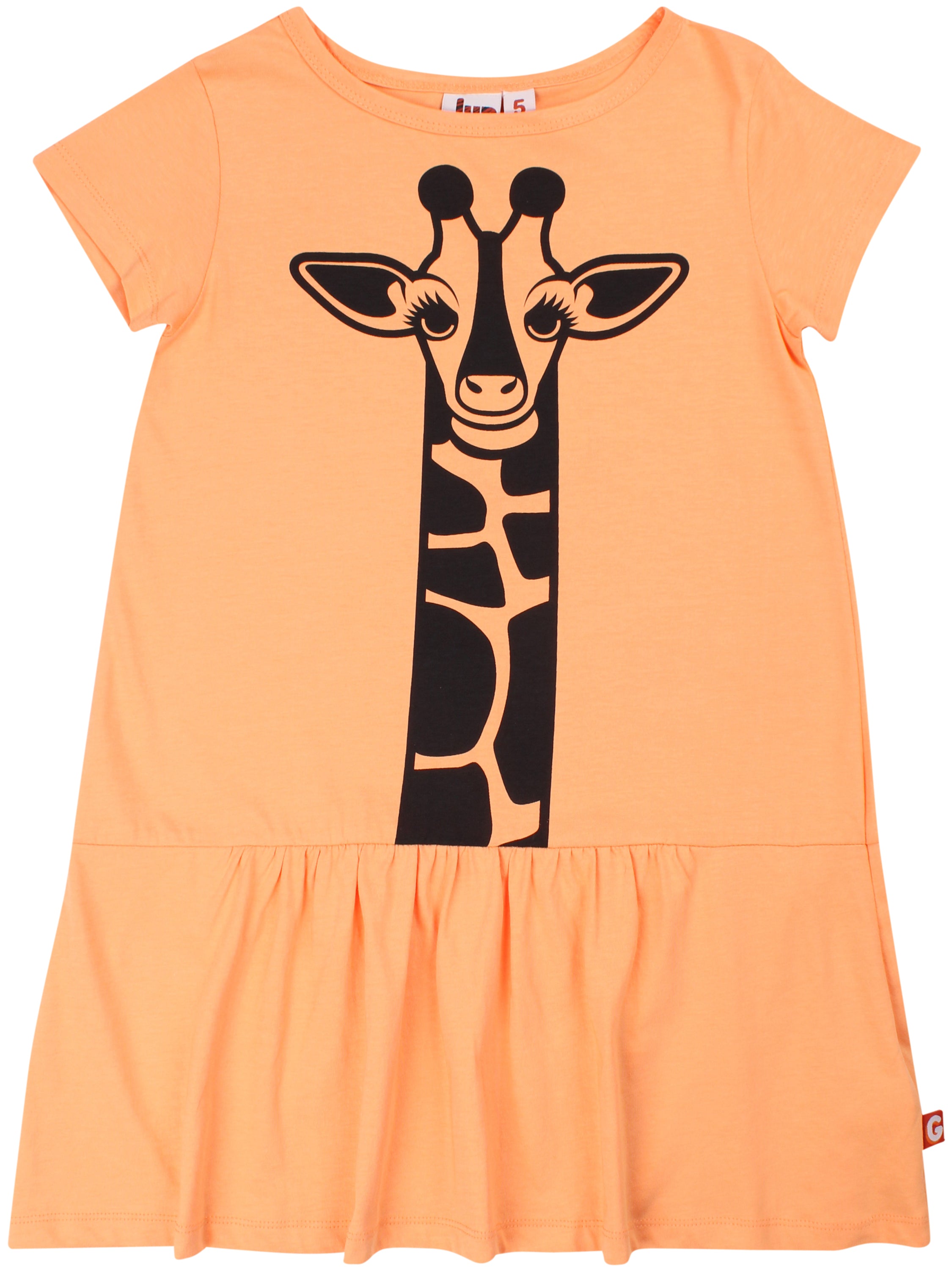 Dyrperky SS Dress Happy Apricot GIRAF