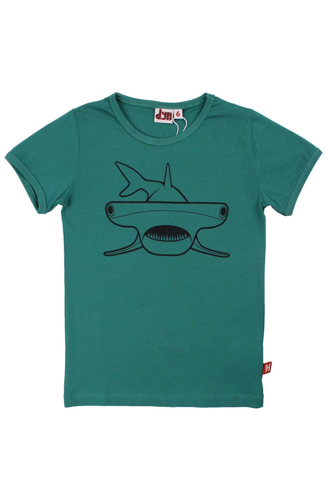 Dyrhide T Verde OUTLINE HAMMERHAJ