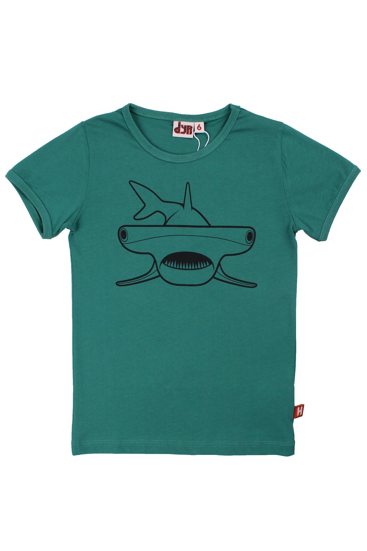 Dyrhide T Verde OUTLINE HAMMERHAJ