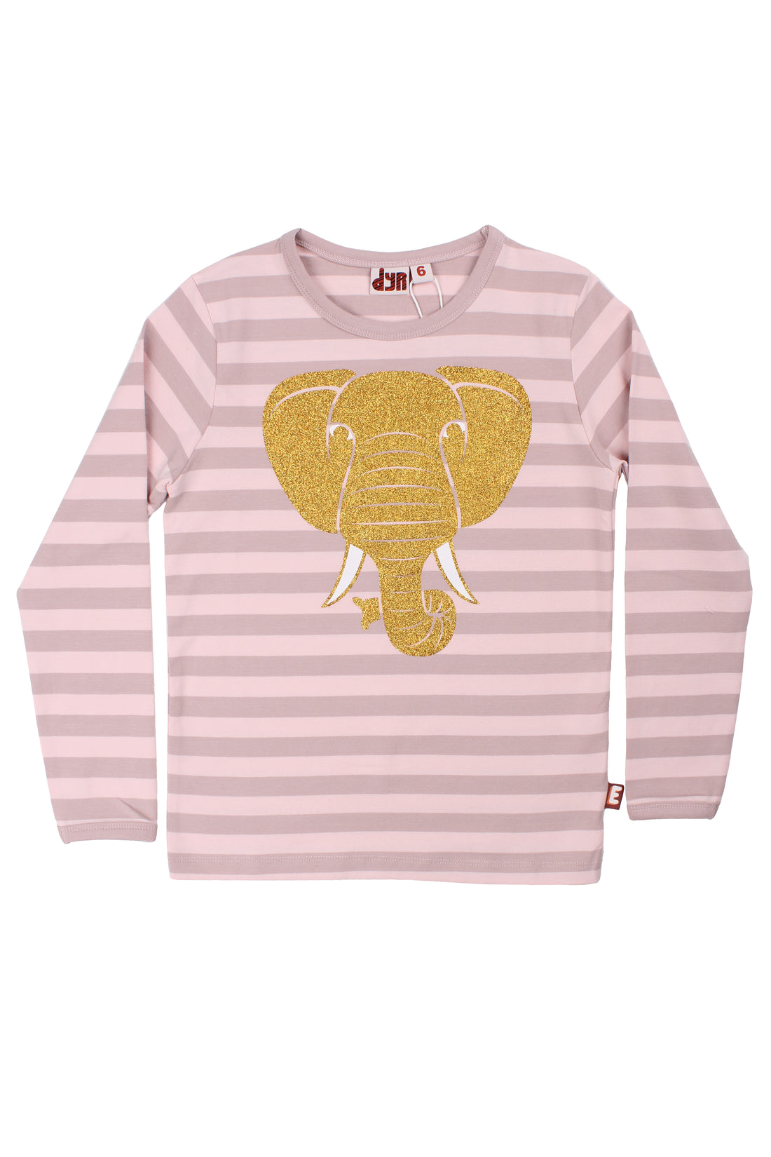 Dyrroar T AOP/STRIPE Rose Beige/Lt Rose ELEPHANT