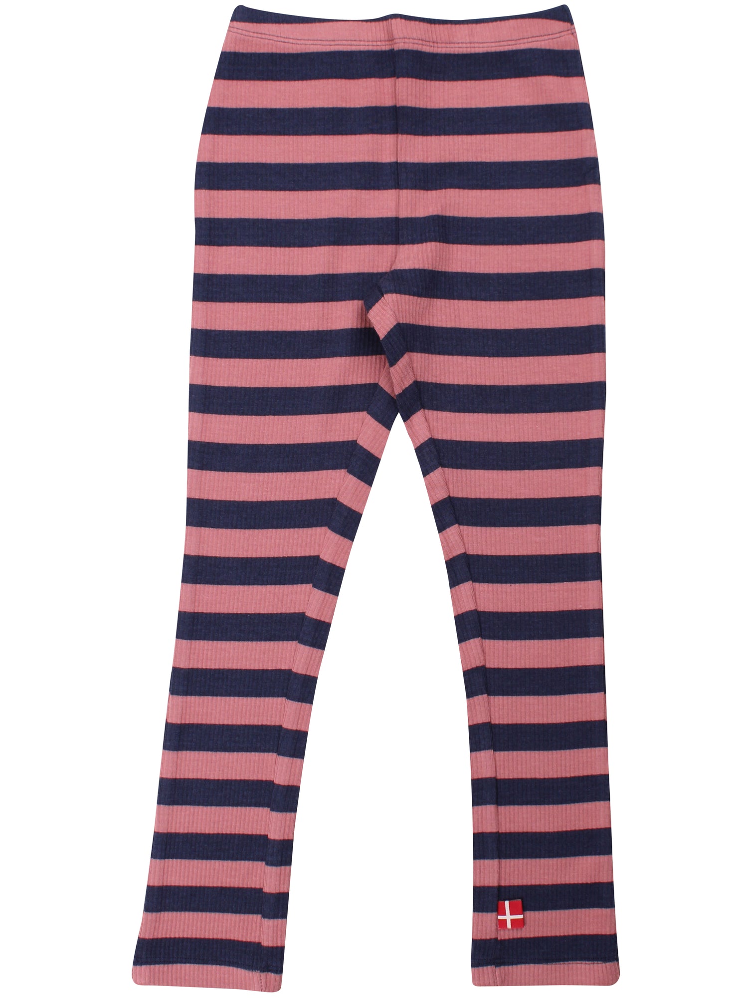 ESS - Danesirup Leggings Dk Rose Beige/Navy