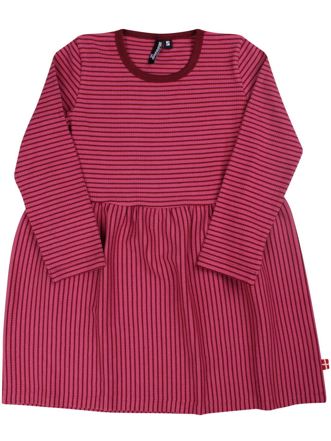 ESS - Danesjov Ribbing Dress Dark Cherry/Berry Compote