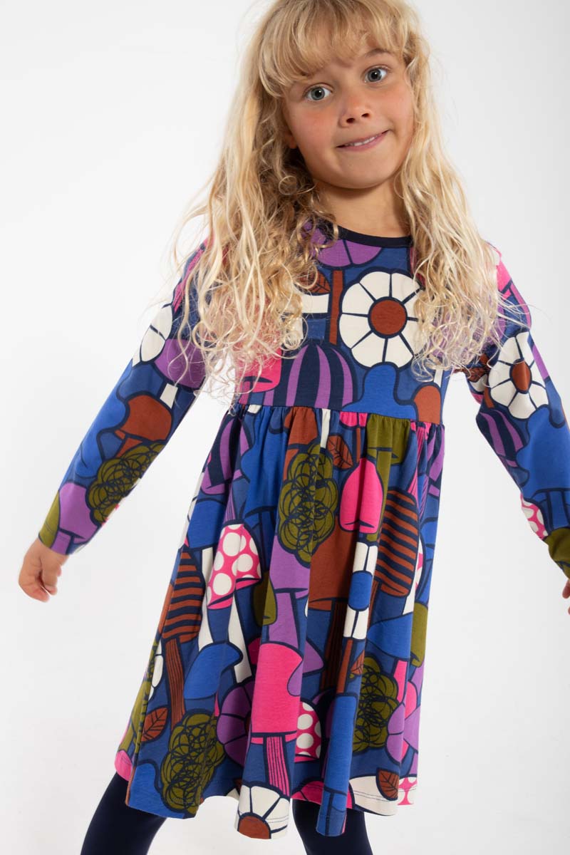 Danepopsicle Cotton Dress Deep Blue MYKOLOGI
