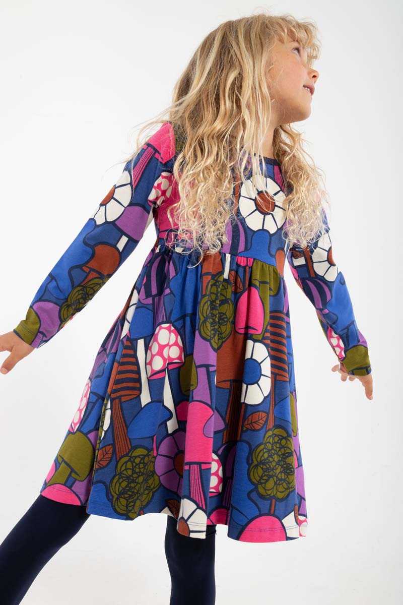 Danepopsicle Cotton Dress Deep Blue MYKOLOGI