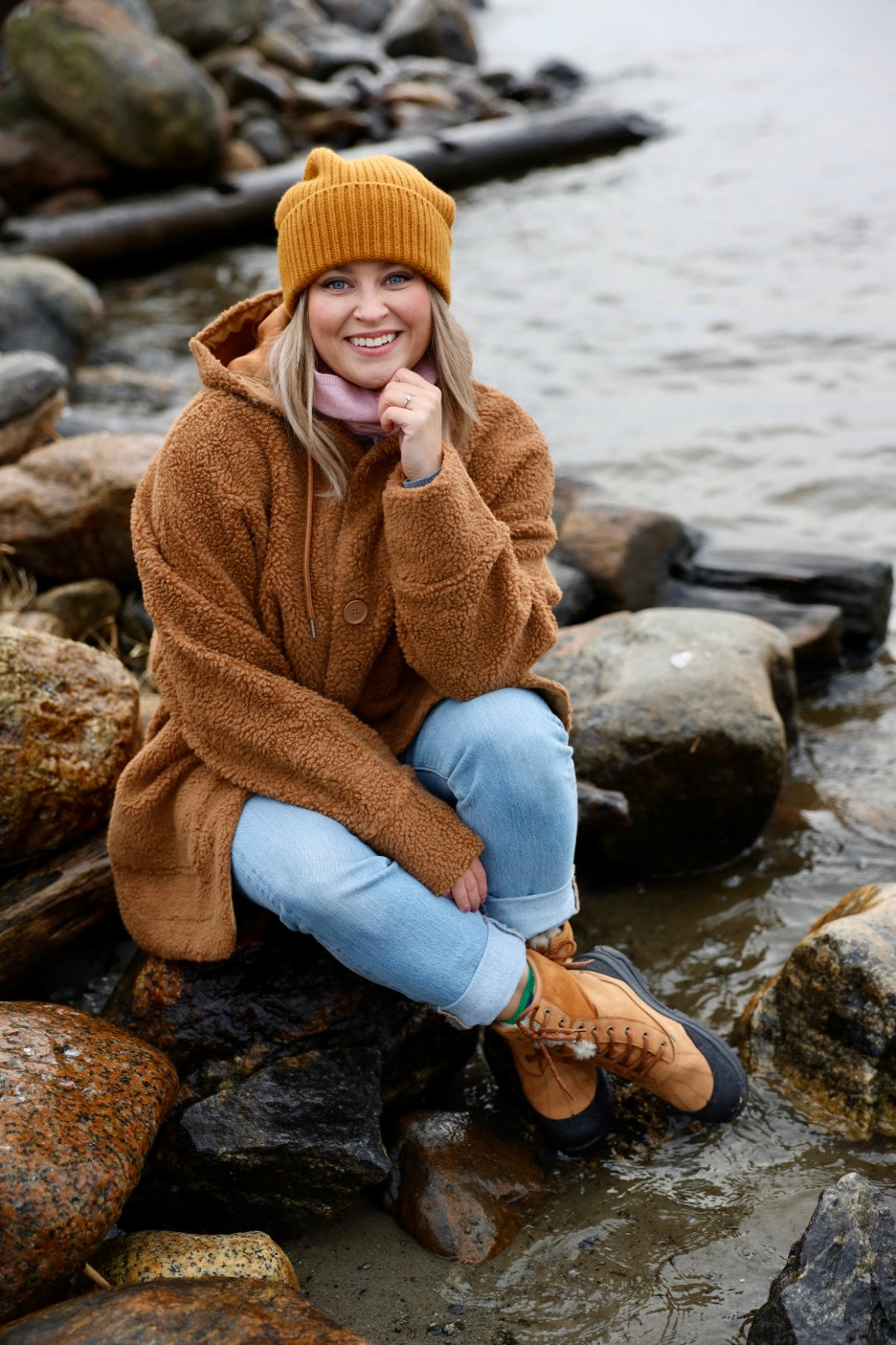 Danewillow Fleece Jacket Tobacco