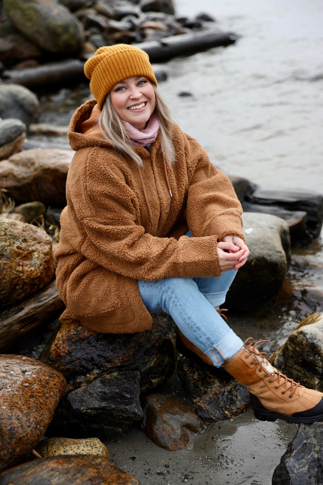 Danewillow Fleece Jacket Tobacco