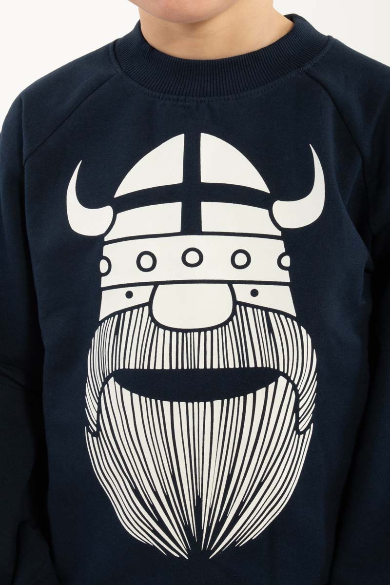 Sweater til børn med viking