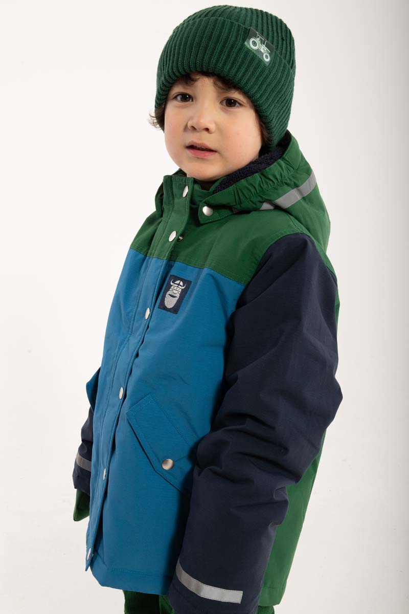 Vinterjakke til børn med viking