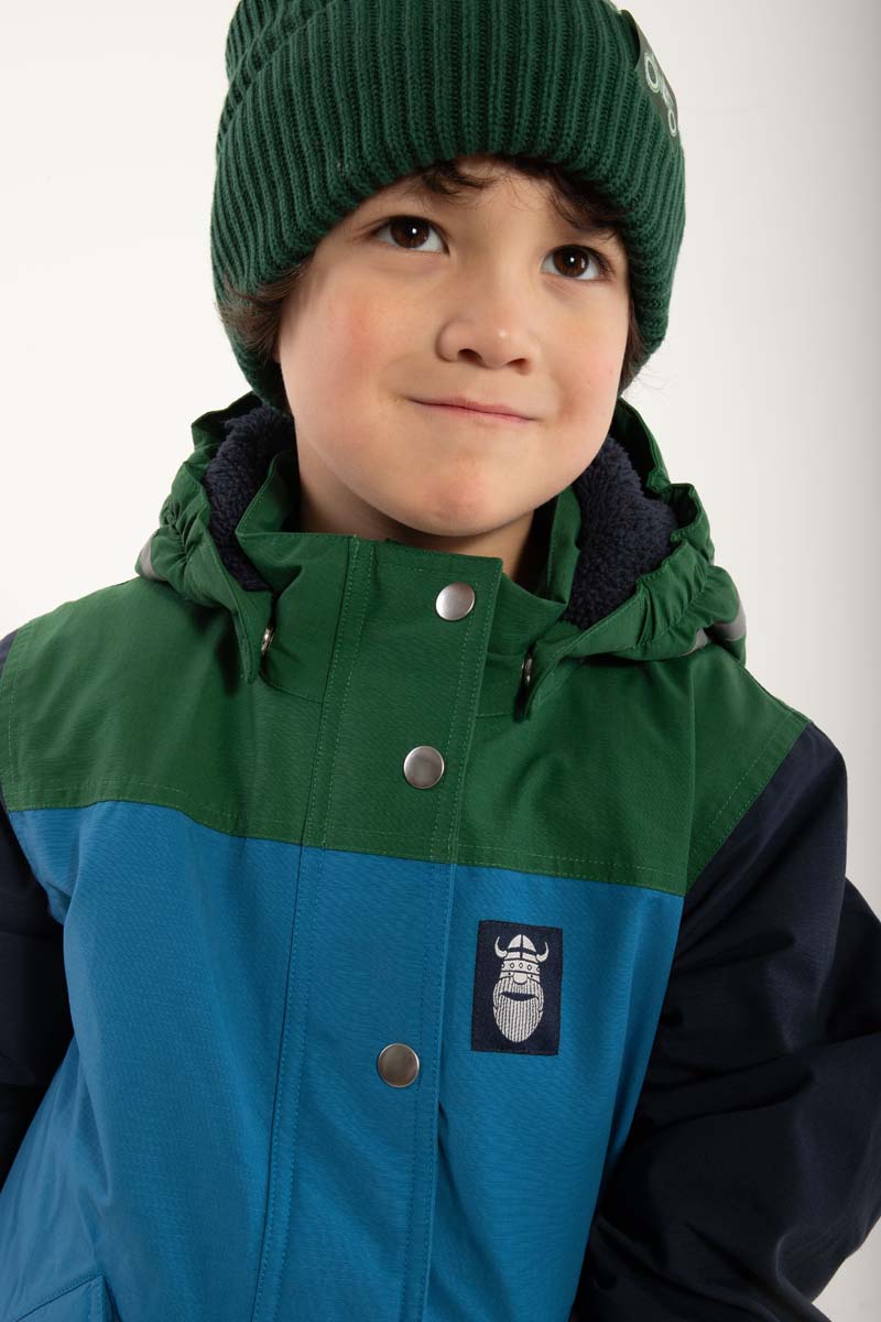 Vinterjakke til børn med viking