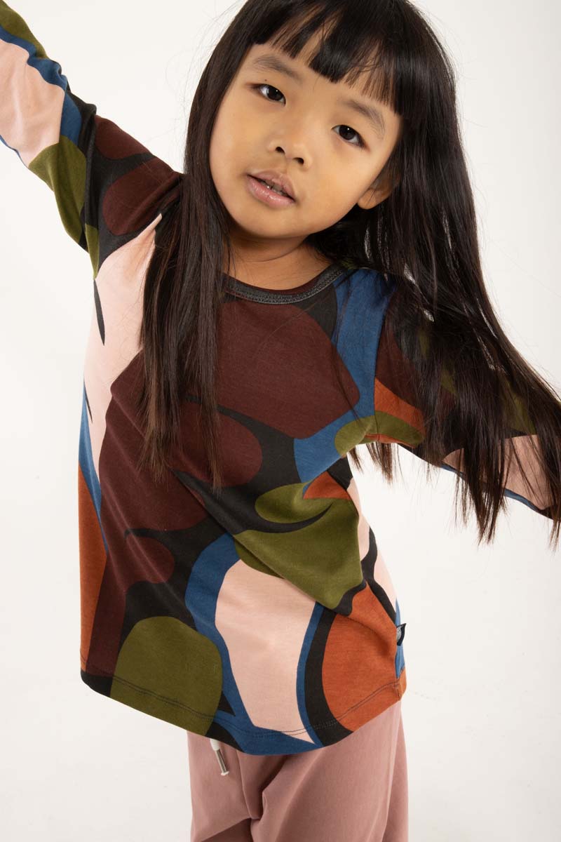 Bluse til børn med mønster