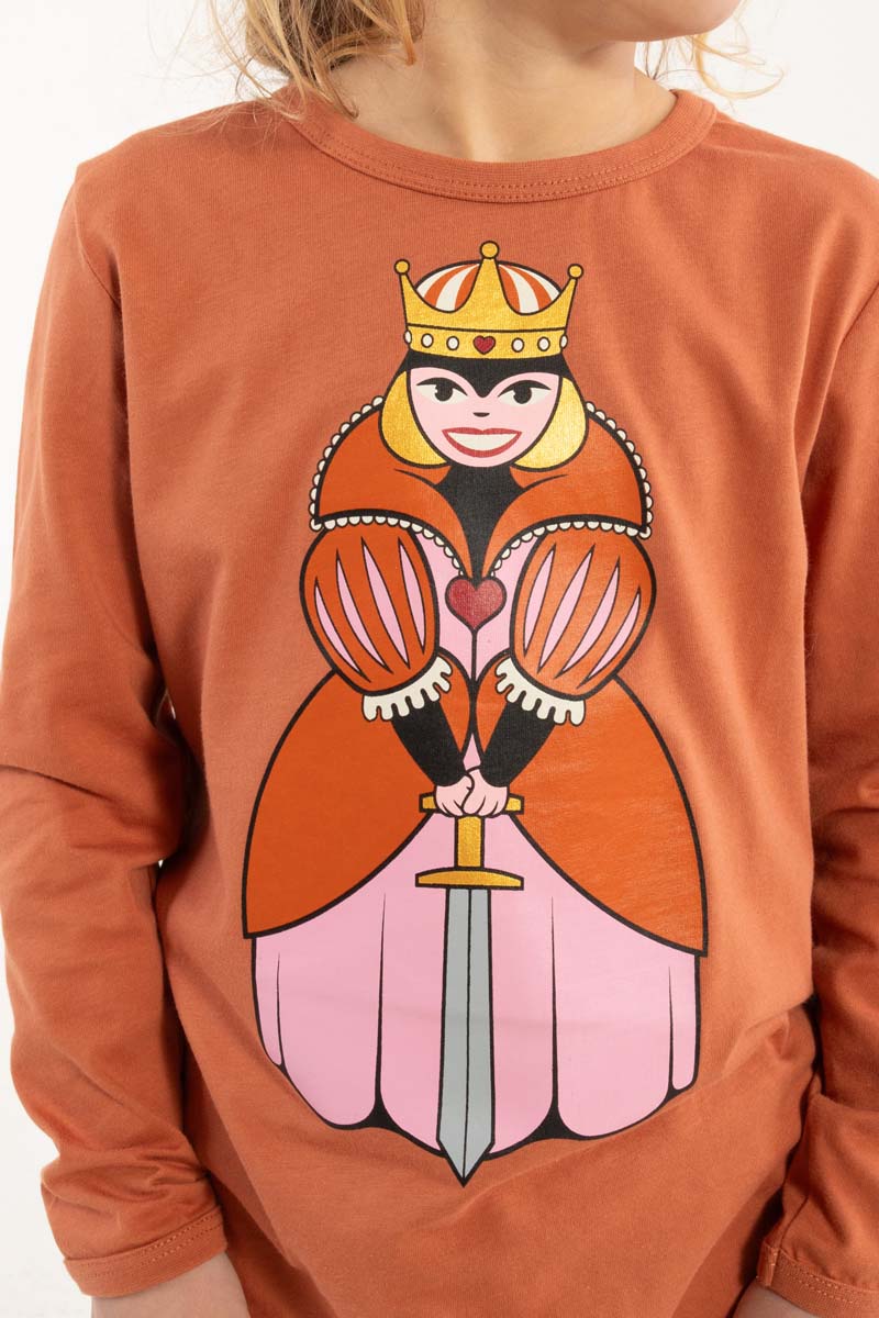 Bluse til børn med dronning