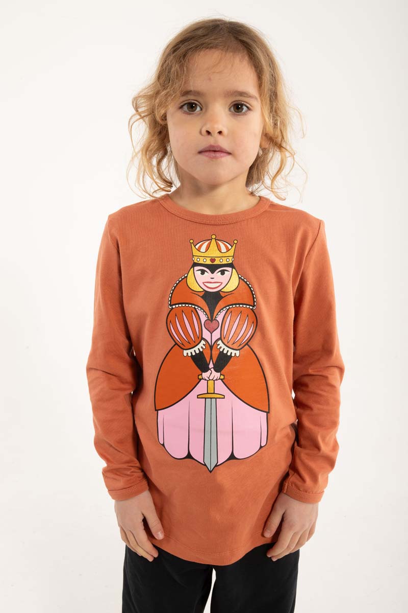 Bluse til børn med dronning