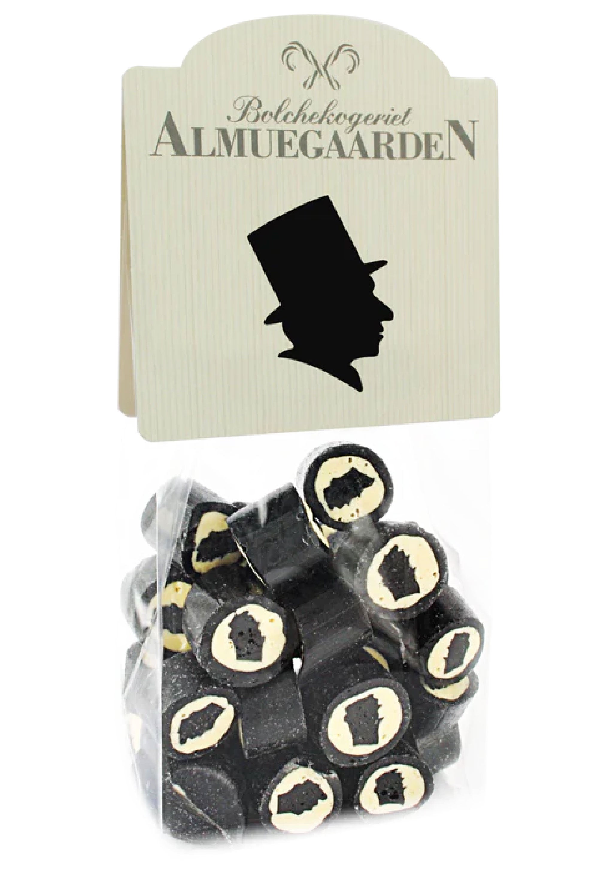 Almuegaarden Bolcher H. C. Andersen souvenir Salt Lakrids, 110g