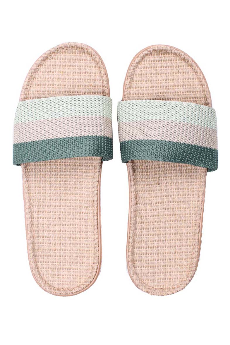 Danelulu Slippers Mint/Beige/Army
