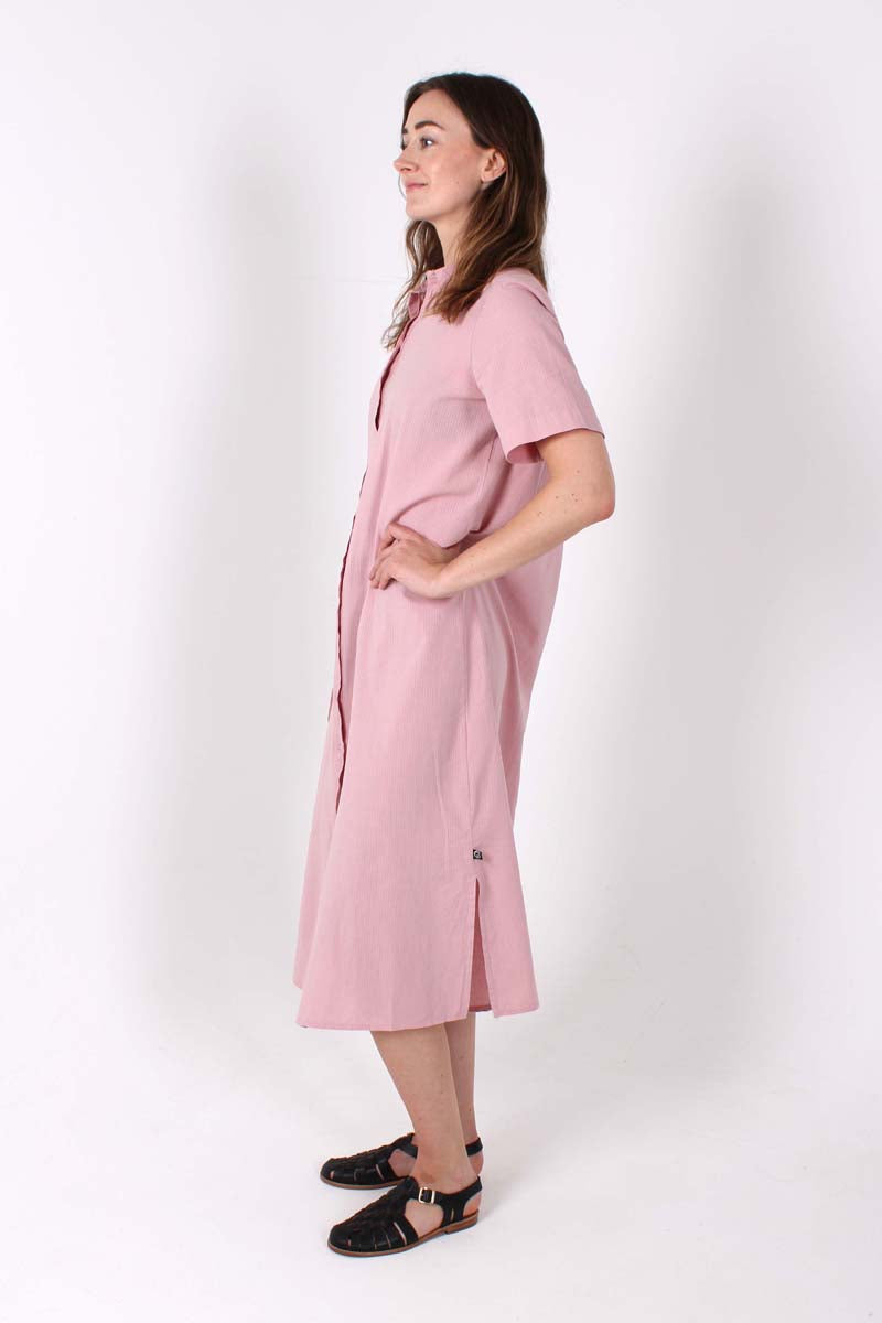 Danepippi SS Seersucker Kleid Cold Rose