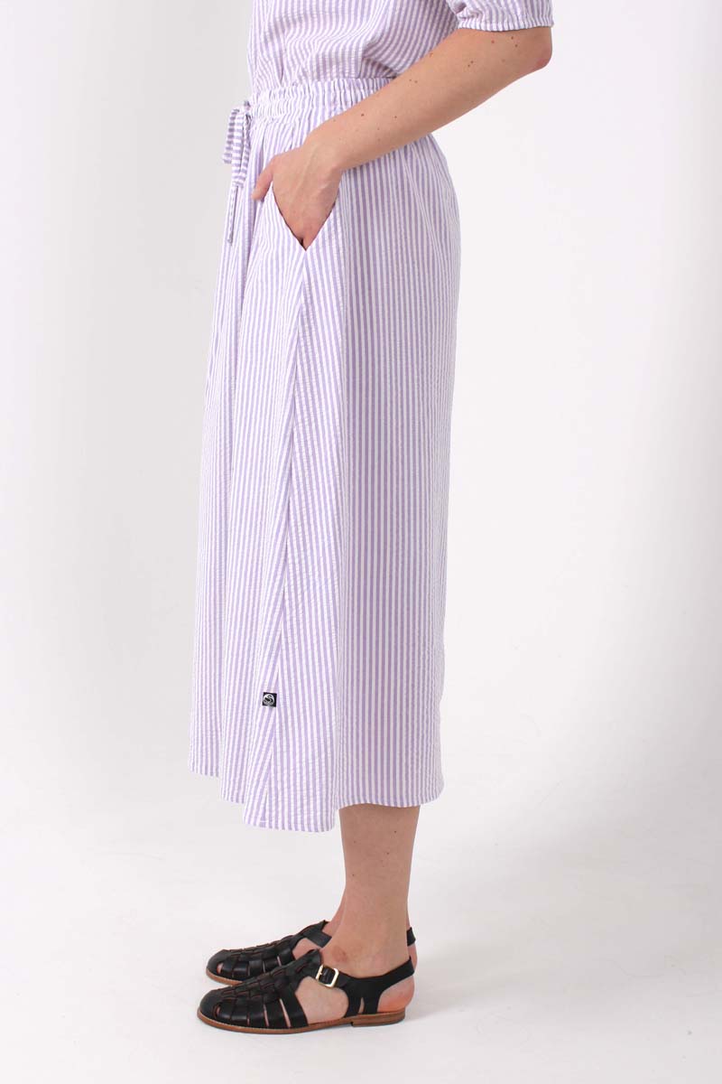 Danespresso Seersucker Skirt Lavender/Chalk